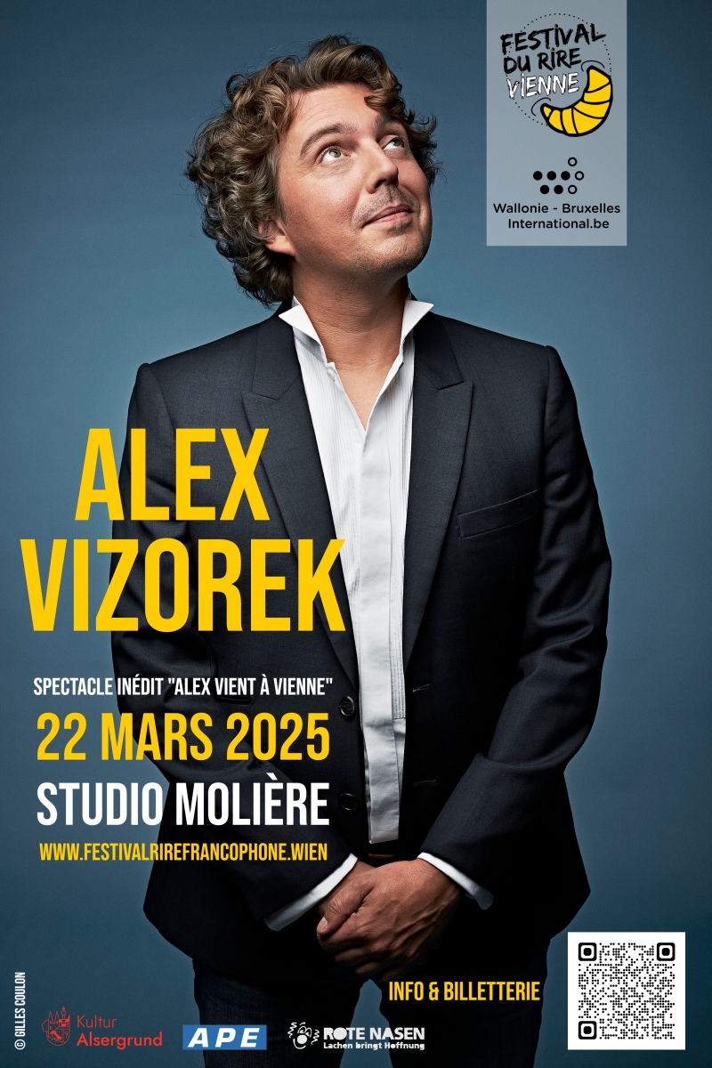 Alex Vizorek 22 mars 2025 Vienne Autriche